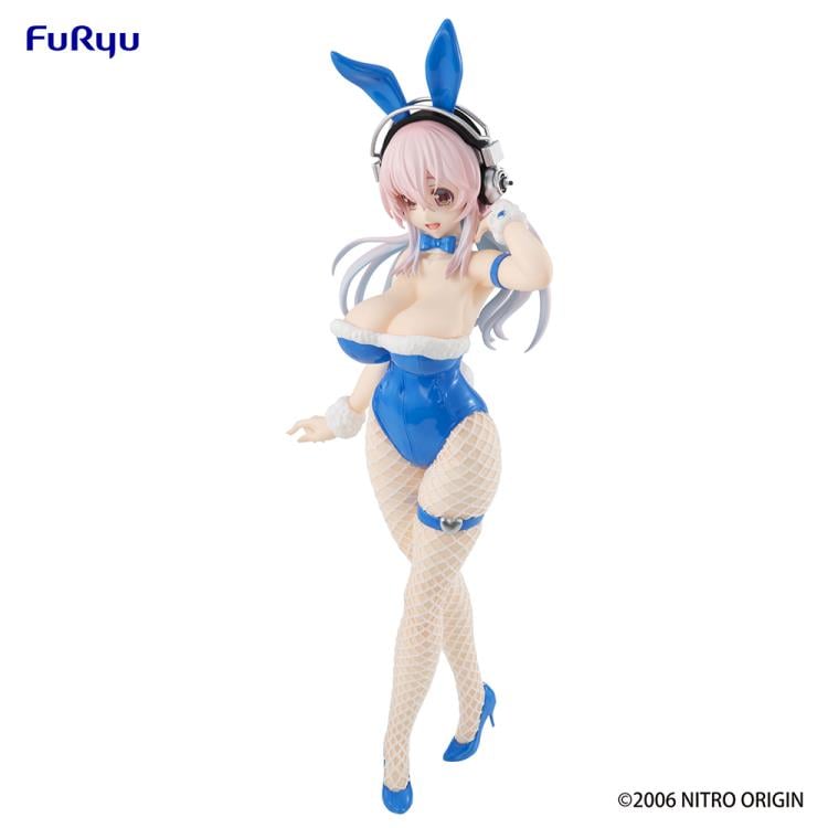 Nitroplus BiCute Bunnies Super Sonico (Blue Rabbit Ver.) Figure Gallery Image 4