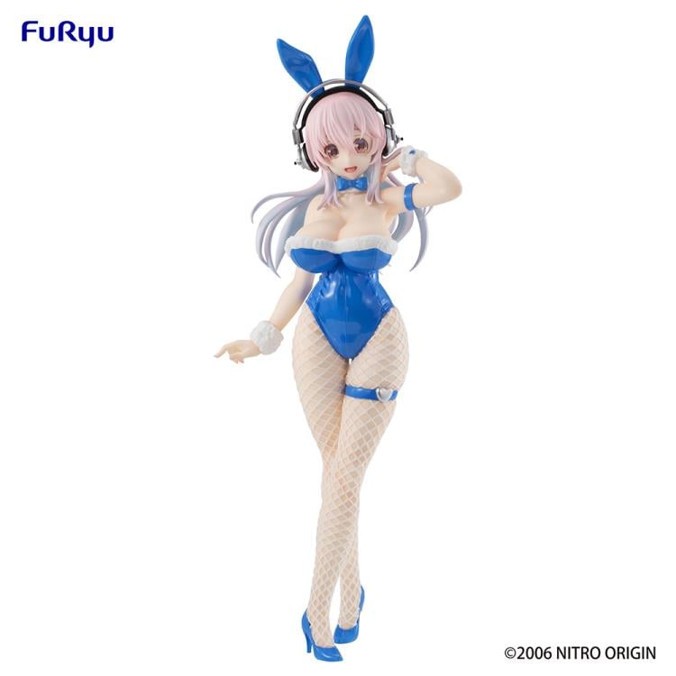 Nitroplus BiCute Bunnies Super Sonico (Blue Rabbit Ver.) Figure Gallery Image 3