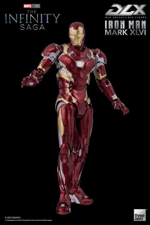 Avengers: Infinity Saga DLX Iron Man Mark 46 1/12 Scale Action Figure Gallery Image 7