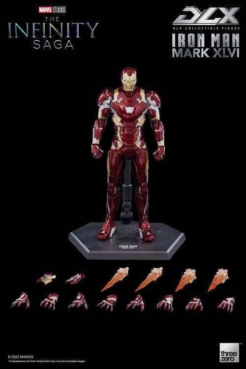 Avengers: Infinity Saga DLX Iron Man Mark 46 1/12 Scale Action Figure Gallery Image 25