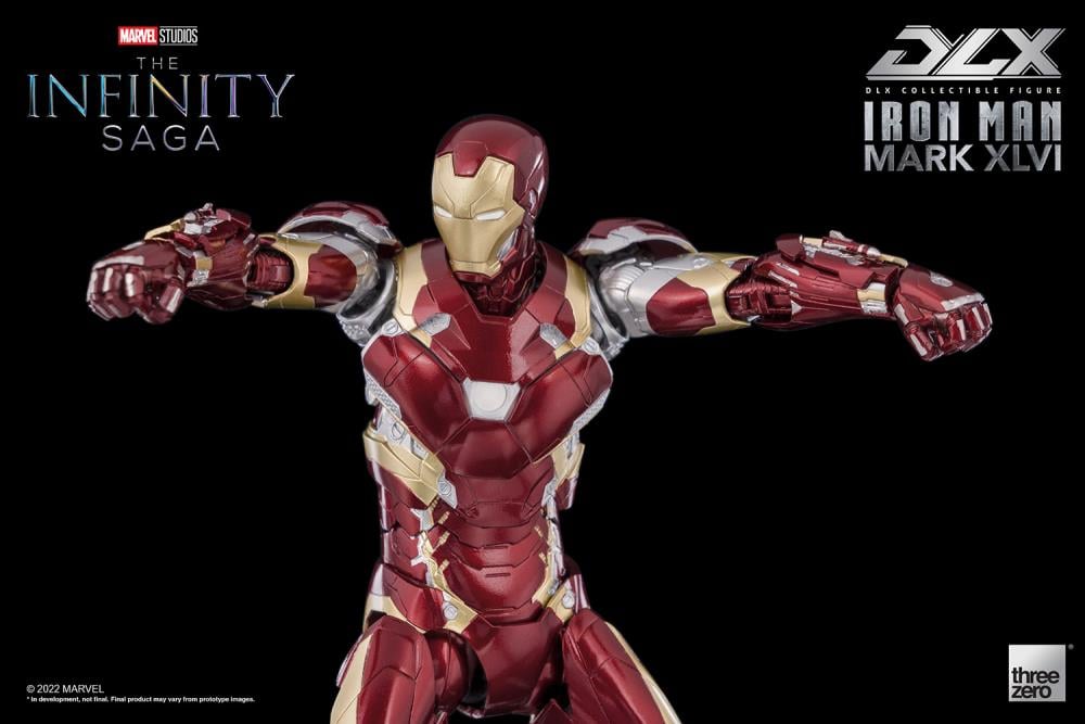 Avengers: Infinity Saga DLX Iron Man Mark 46 1/12 Scale Action Figure