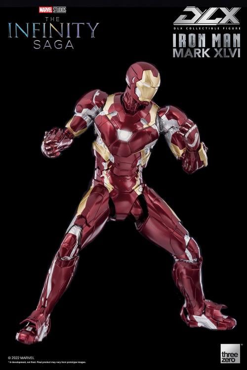 Avengers: Infinity Saga DLX Iron Man Mark 46 1/12 Scale Action Figure Gallery Image 5