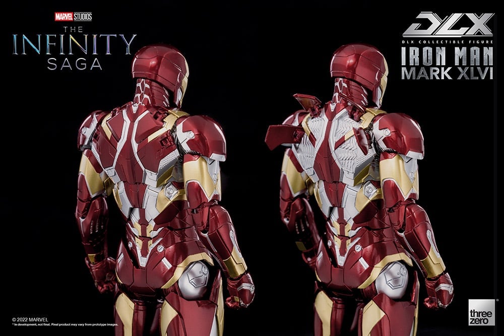 Avengers: Infinity Saga DLX Iron Man Mark 46 1/12 Scale Action Figure
