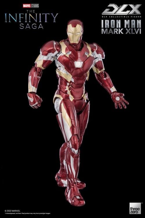 Avengers: Infinity Saga DLX Iron Man Mark 46 1/12 Scale Action Figure Gallery Image 8