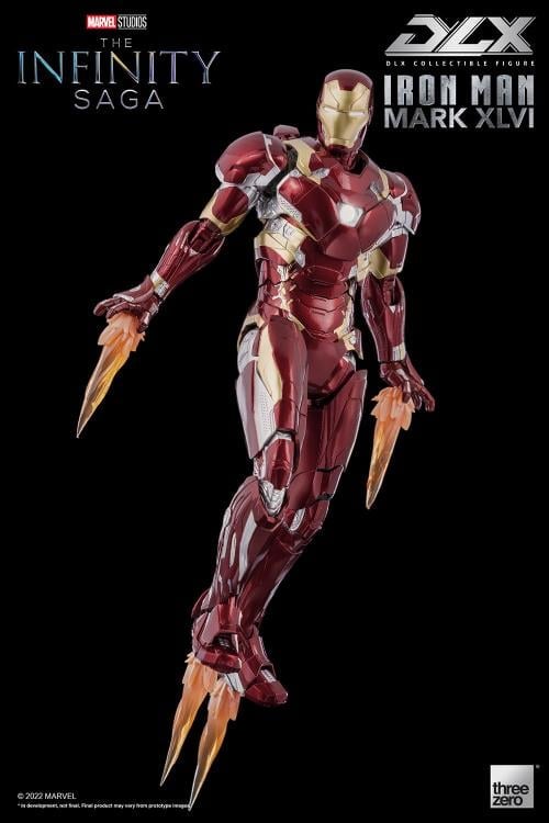 Avengers: Infinity Saga DLX Iron Man Mark 46 1/12 Scale Action Figure Gallery Image 13