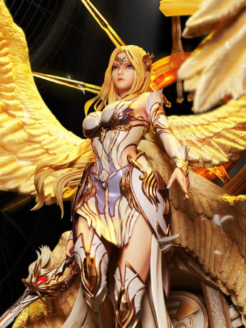 Soul Land Angel God Qian Renxue 1/4 Scale Statue Gallery Image 2