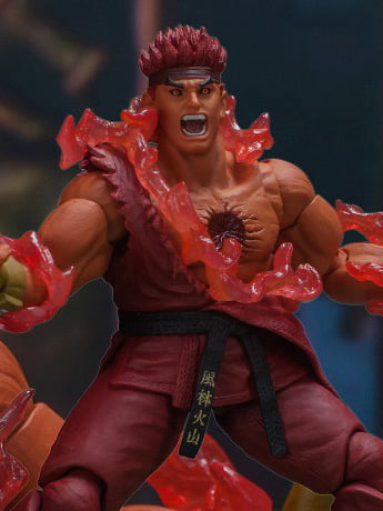 Ultra Street Fighter IV Evil Ryu (Red) 1/12 Scale Exclusive Action Figure Gallery Image 2