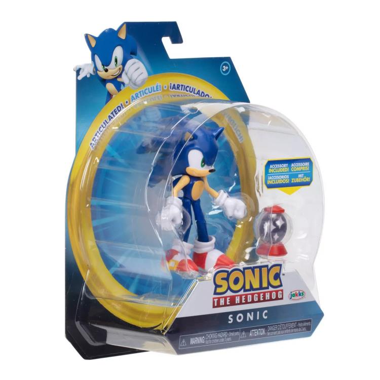 Sonic The Hedgehog Sonic with Invincible Item 4-Inch Scale Figure Gallery Image 7