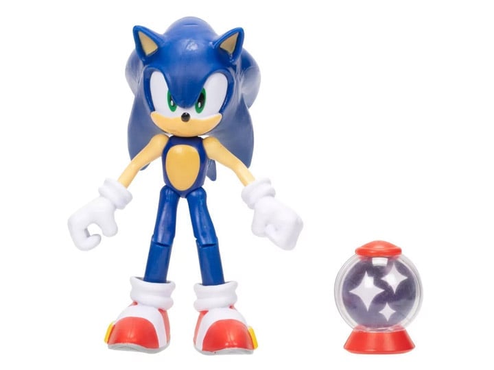 Sonic The Hedgehog Sonic with Invincible Item 4-Inch Scale Figure Gallery Image 1