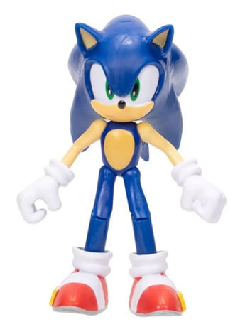 Sonic The Hedgehog Sonic with Invincible Item 4-Inch Scale Figure Gallery Image 2