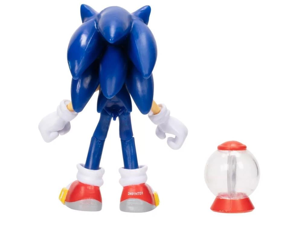 Sonic The Hedgehog Sonic with Invincible Item 4-Inch Scale Figure Gallery Image 5