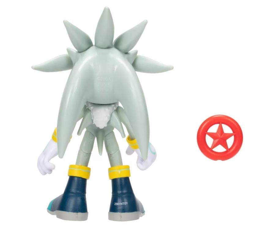 Sonic the Hedgehog 35th Anniversary Silver with Red Star Ring 4-Inch Scale Action Figure Gallery Image 5