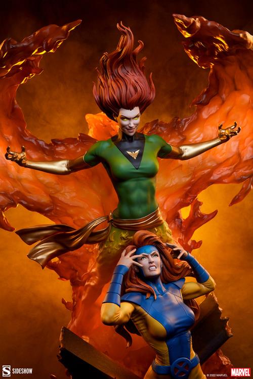 Marvel Comics Phoenix and Jean Grey 1/6 Scale Limited Edition Maquette Gallery Image 6
