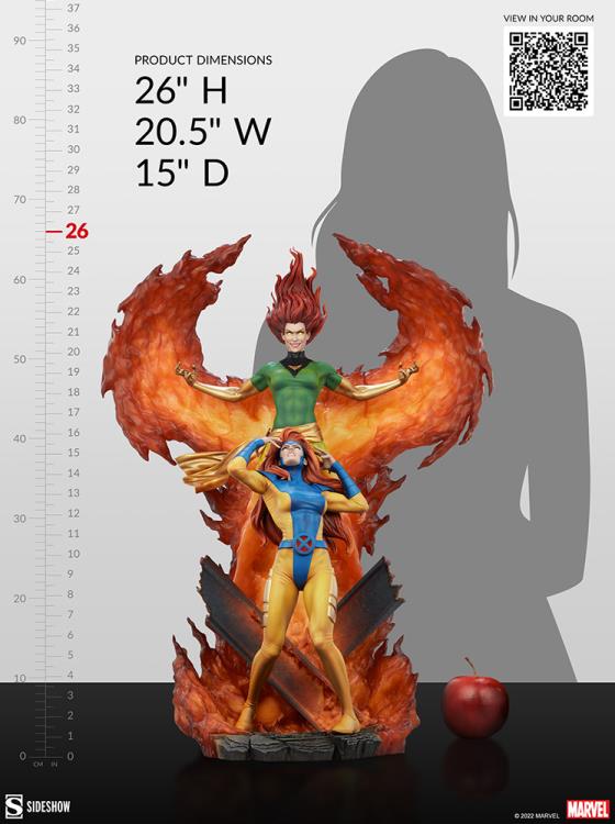 Marvel Comics Phoenix and Jean Grey 1/6 Scale Limited Edition Maquette Gallery Image 20