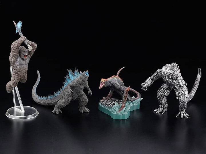 Godzilla vs. Kong Hyper Modeling Series Exclusive Box of 4 Figures