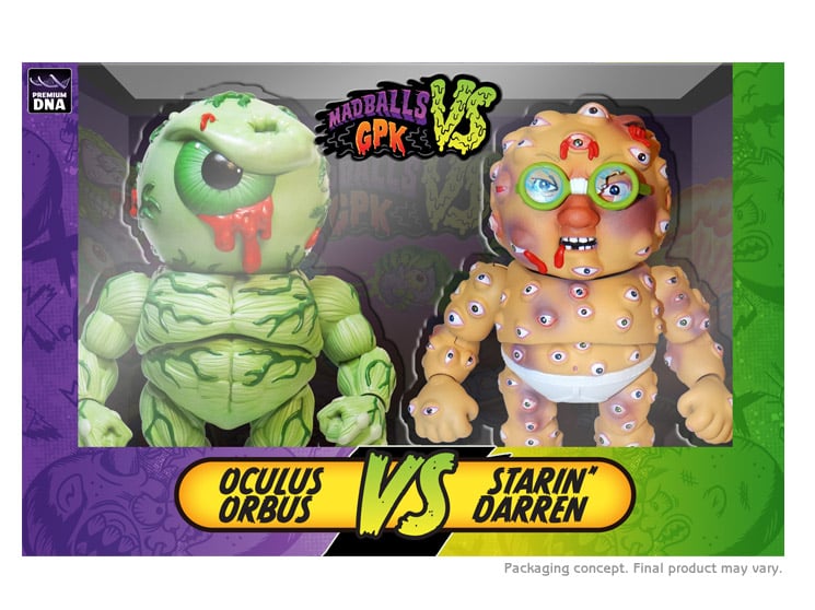Madballs vs. Garbage Pail Kids Oculus Orbus vs. Starin' Darren Two