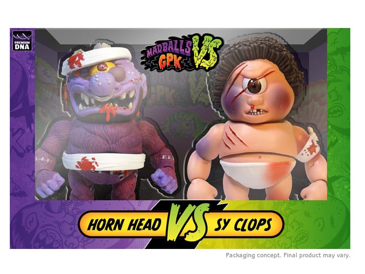Madballs vs. Garbage Pail Kids Horn Head vs. Sy Clops Two-Pack Gallery Image 13