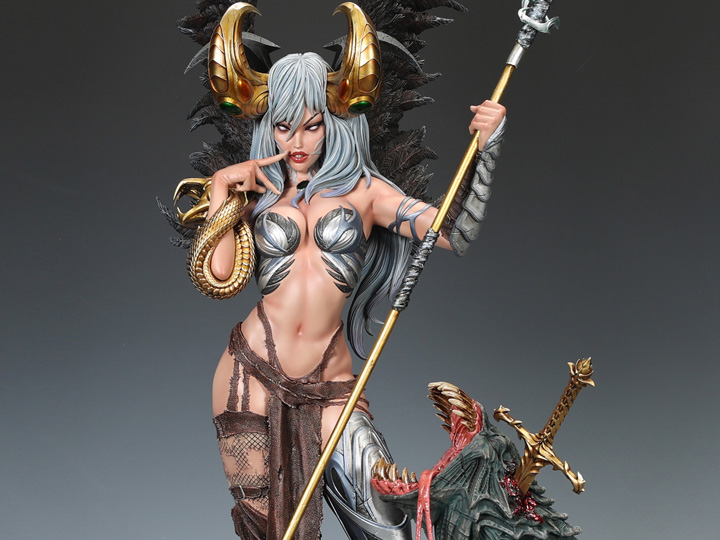 The Darkness Premium Collectibles Angelus 1/4 Scale Statue Gallery Image 1