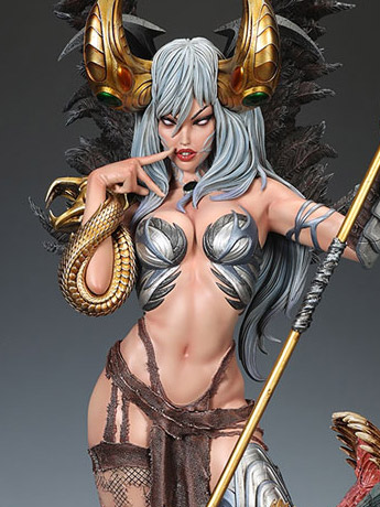 The Darkness Premium Collectibles Angelus 1/4 Scale Statue Gallery Image 2