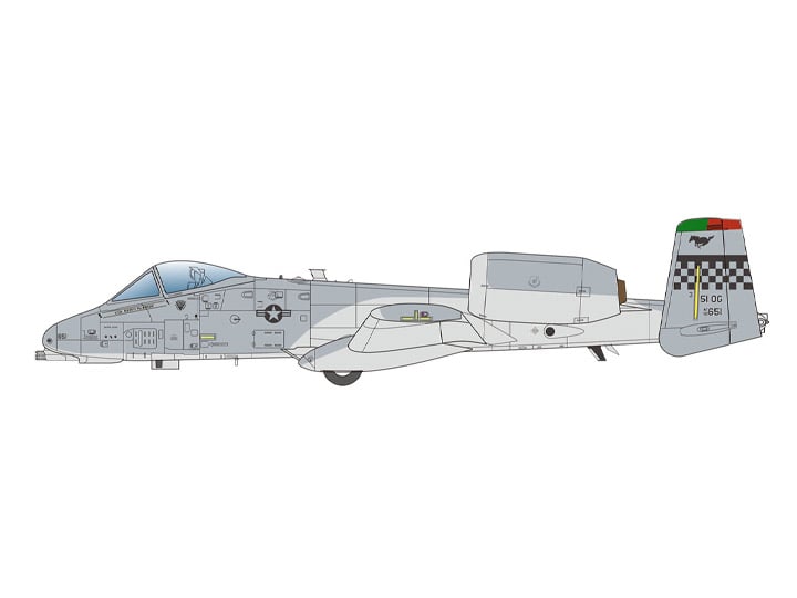 U.S. Air Force Attacker A-10C Thunderbolt II (Assam Draggins) 1/144 Scale Model Kit Gallery Image 1