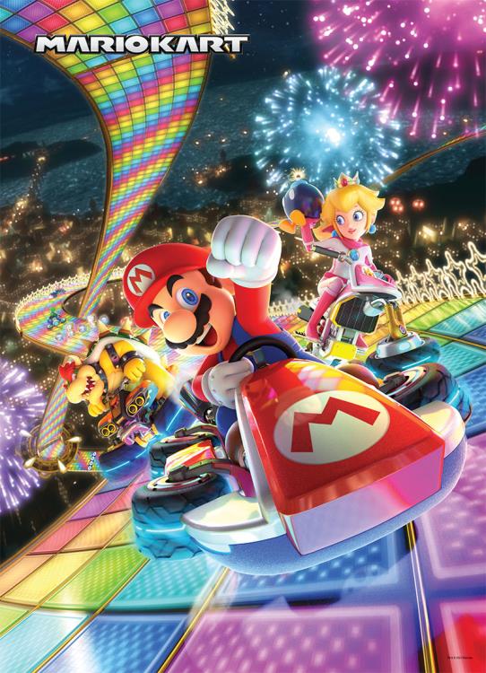 Mario Kart Rainbow Road 1000-Piece Puzzle Gallery Image 3
