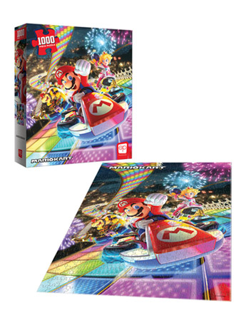 Mario Kart Rainbow Road 1000-Piece Puzzle Gallery Image 2