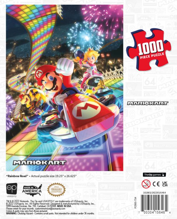 Mario Kart Rainbow Road 1000-Piece Puzzle Gallery Image 5