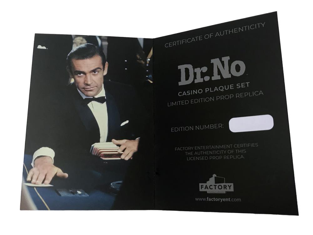 Dr. No Casino Plaques Limited Edition Prop Replica Gallery Image 12