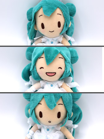Vocaloid Hatsune Miku (15th Anniversary Ver.) Fluffy Plush Set of 3 Plush Gallery Image 2