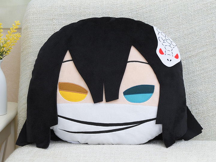 Demon Slayer: Kimetsu no Yaiba Charamaru Obanai Iguro Premium Cushion Gallery Image 1