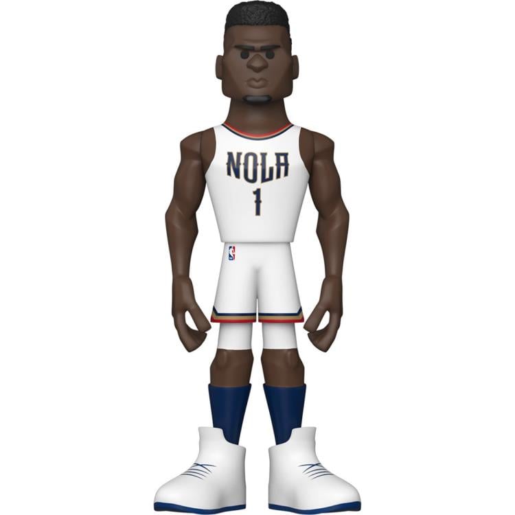 NBA Gold: Pelicans - Zion Williamson 5-Inch Premium Vinyl Figure Gallery Image 3