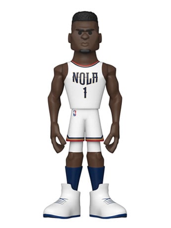 NBA Gold: Pelicans - Zion Williamson 5-Inch Premium Vinyl Figure Gallery Image 2