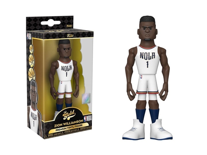 NBA Gold: Pelicans - Zion Williamson 5-Inch Premium Vinyl Figure Gallery Image 1