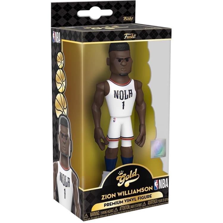 NBA Gold: Pelicans - Zion Williamson 5-Inch Premium Vinyl Figure Gallery Image 4