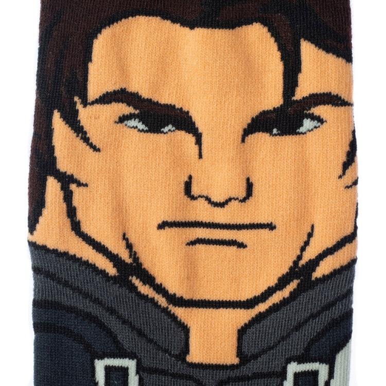 Marvel The Winter Soldier 360 Character Crew Socks Gallery Image 4