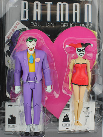Batman The Animated Series Mad Love The Joker & Harley Quinn Two Pack With Book Gallery Image 2