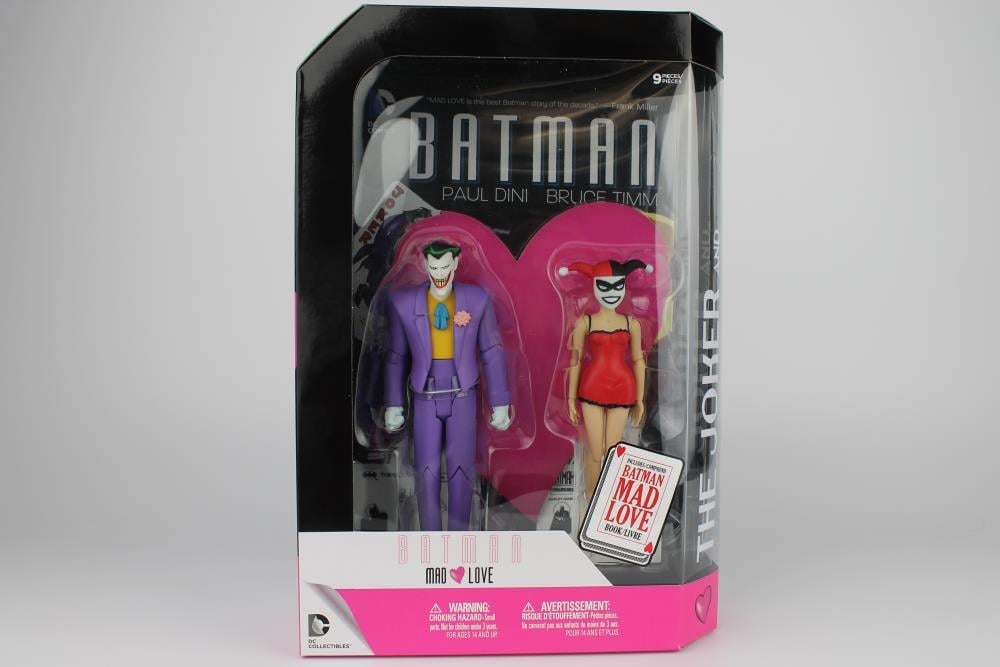 Batman The Animated Series Mad Love The Joker & Harley Quinn Two Pack With Book Gallery Image 3