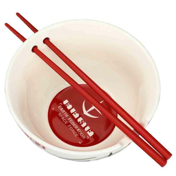 Mobile Suit Gundam Ceramic Bowl with Chopsticks Gallery Image 5