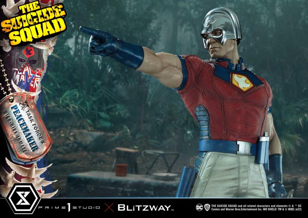 The Suicide Squad Museum Masterline Peacemaker 1/3 Scale Statue (With Bonus) Gallery Image 23