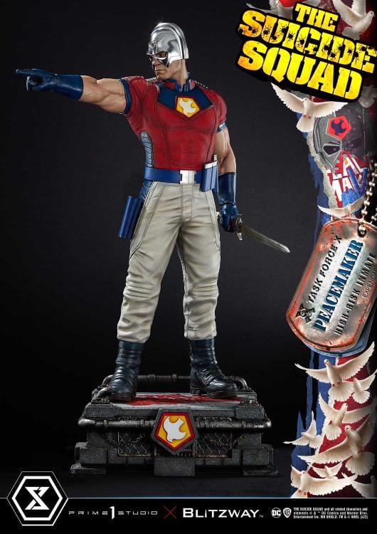 The Suicide Squad Museum Masterline Peacemaker 1/3 Scale Statue (With Bonus) Gallery Image 6