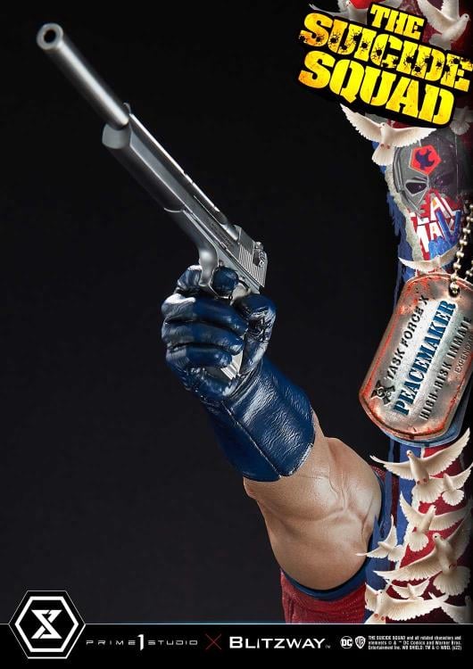 The Suicide Squad Museum Masterline Peacemaker 1/3 Scale Statue (With Bonus) Gallery Image 16