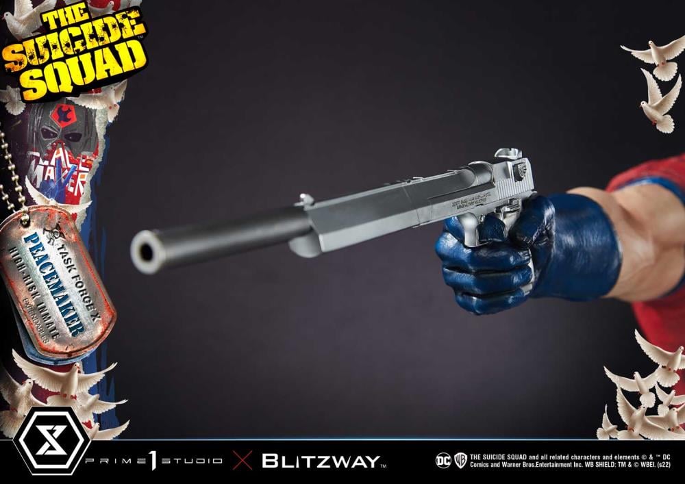 The Suicide Squad Museum Masterline Peacemaker 1/3 Scale Statue (With Bonus) Gallery Image 19