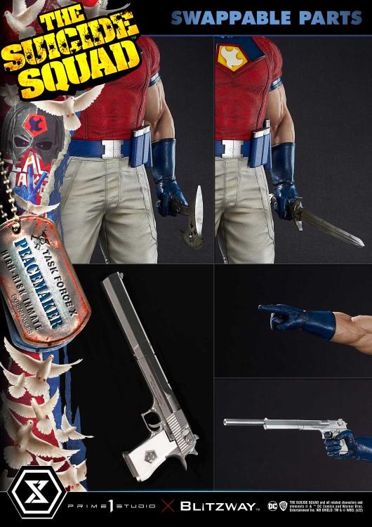 The Suicide Squad Museum Masterline Peacemaker 1/3 Scale Statue (With Bonus) Gallery Image 5