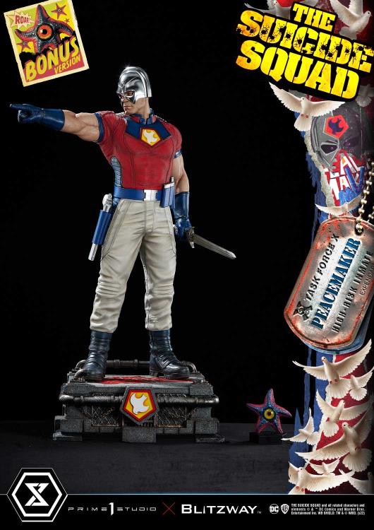 The Suicide Squad Museum Masterline Peacemaker 1/3 Scale Statue (With Bonus) Gallery Image 8