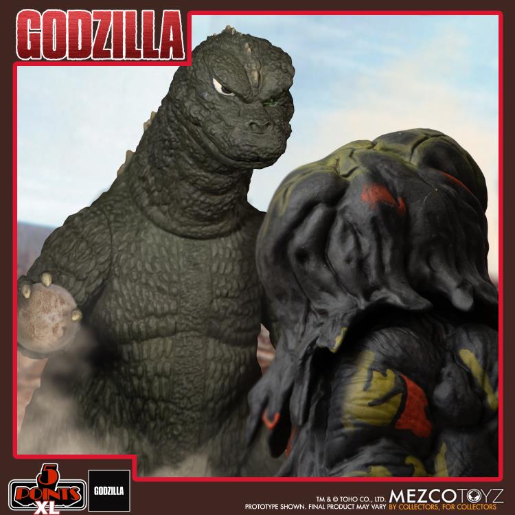 Godzilla vs Hedorah 5 Points XL Godzilla & Hedorah (Final & Flying Forms) Figure Boxed Set Gallery Image 6