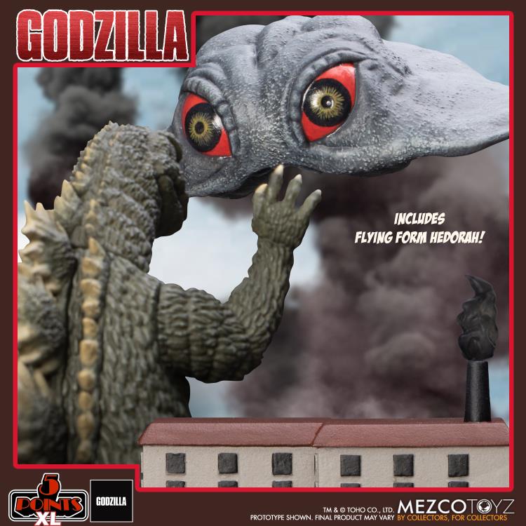 Godzilla vs Hedorah 5 Points XL Godzilla & Hedorah (Final & Flying Forms) Figure Boxed Set Gallery Image 11