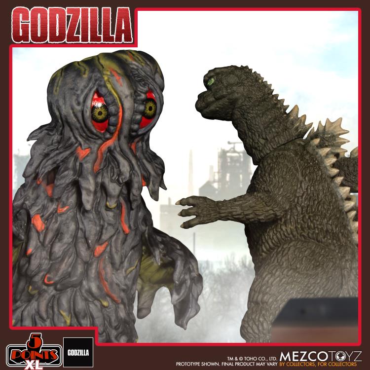 Godzilla vs Hedorah 5 Points XL Godzilla & Hedorah (Final & Flying Forms) Figure Boxed Set Gallery Image 10