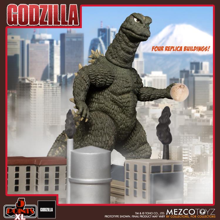 Godzilla vs Hedorah 5 Points XL Godzilla & Hedorah (Final & Flying Forms) Figure Boxed Set Gallery Image 3