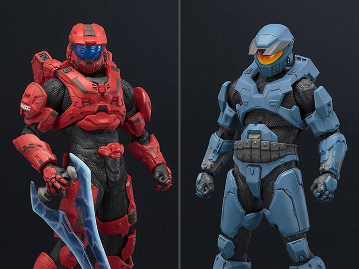Halo ArtFX+ Mjolnir Mark V & Mark VI DX Statue Two-Pack Gallery Image 1