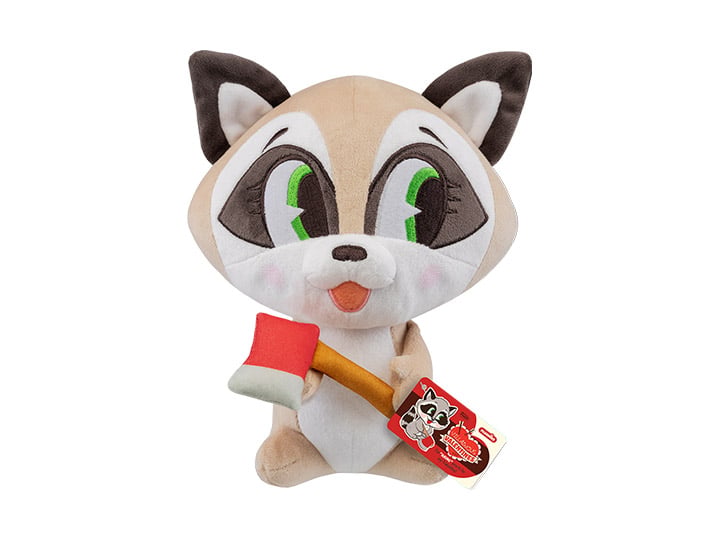 Paka Paka: Villainous Valentines - Snookums the Racoon Plush Gallery Image 1